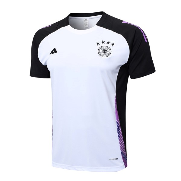 Camiseta Entrenamiento Alemania 2024/25 Blanco Negro